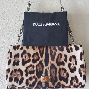 Authentic Dolce & Gabbana  Pony Hair Cheetah print
